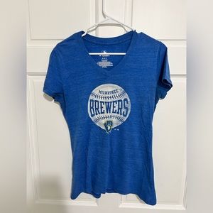 Milwaukee Brewers T-Shirt - Size Medium
